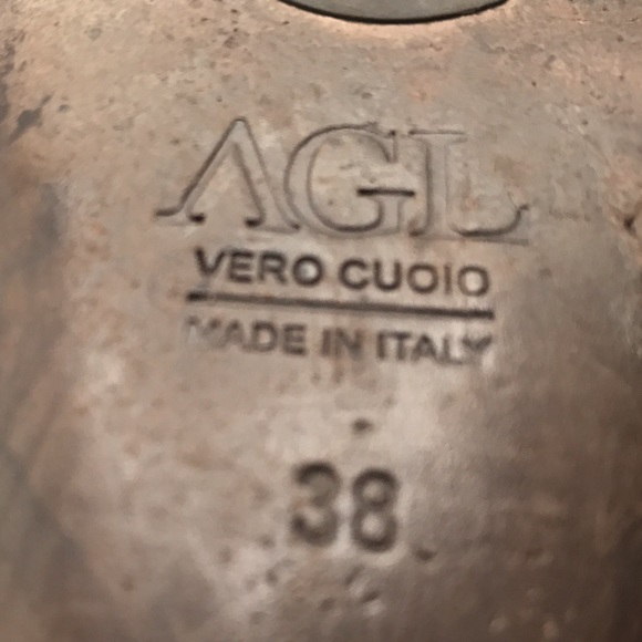 Attilio Giusti Leombruni AGL BLACK PATENT LEATHER Pointed-T Ballet Flats Size 38 - Picture 6 of 12